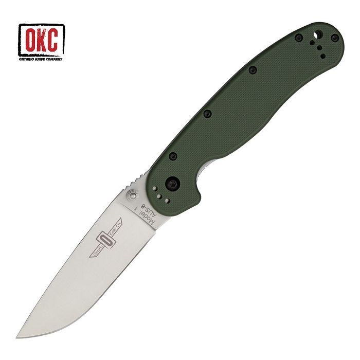 Produit Ontario - Couteau RAT 1 Folding Knife Olive