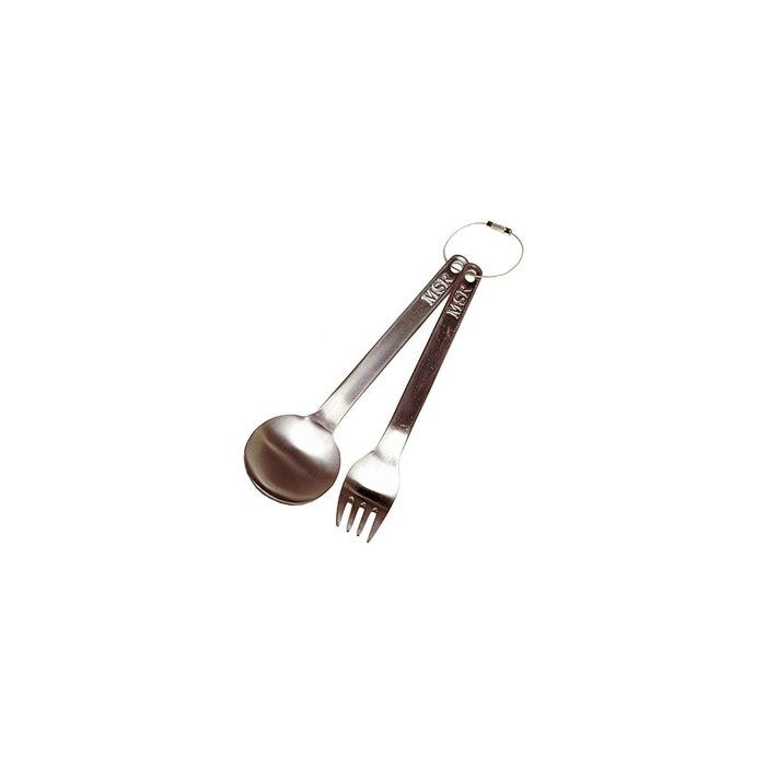 Produit MSR - Cuillere + Fourchette Titane Ulralight