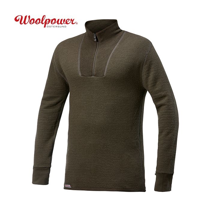 Produit Woolpower - Pull Zip Turtleneck 400