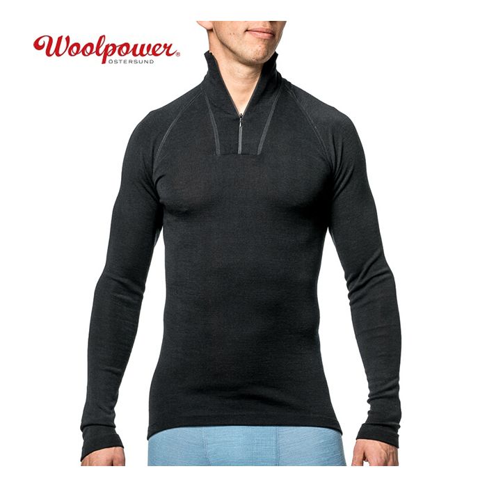 Produit Woolpower - T-shirt Zip Turtleneck Lite Mixte