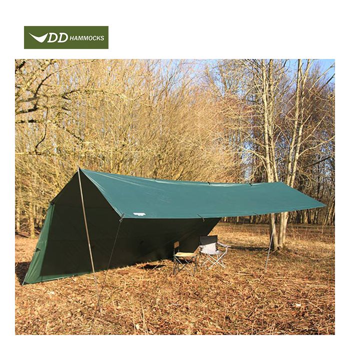 Produit DD Hammocks - DD Tarp 5 X 5 PU Olive Green