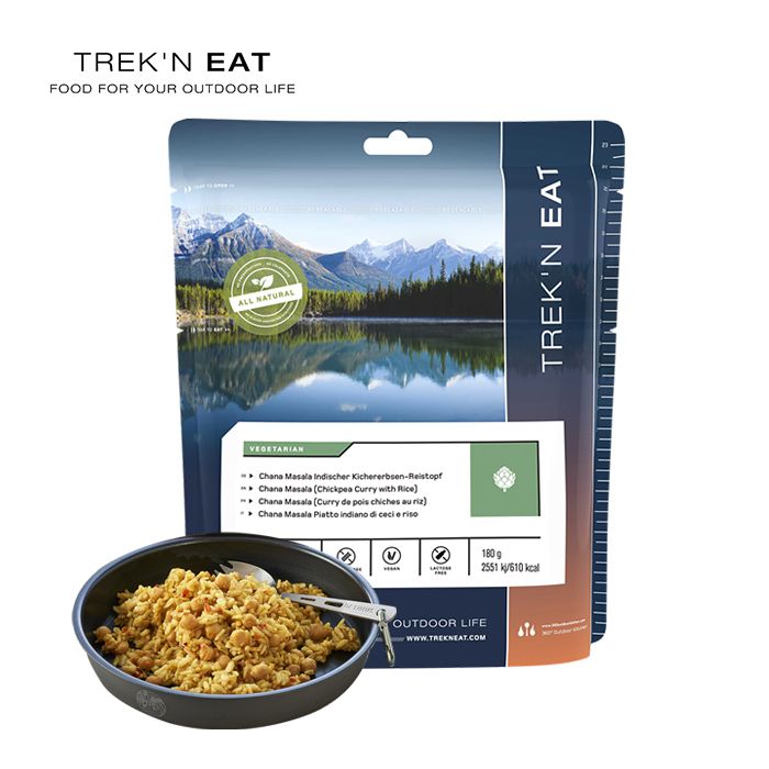 Produit Trek'n Eat - Lyophilisé Chana Masala - 180g / 610 kcl