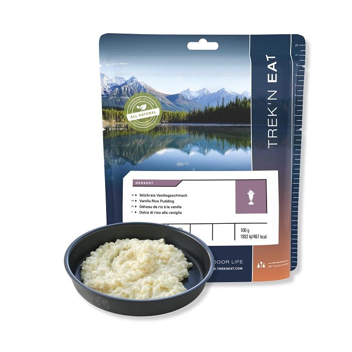 Produit Trek'n Eat - Lyophilisé Gâteau de riz à la vanille - 100gr / 468 kcal