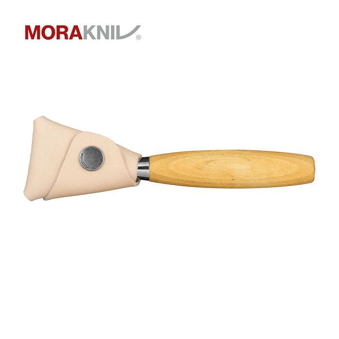 Produit Mora - Couteau Croche N°164 Inox Droitier + Etui cuir