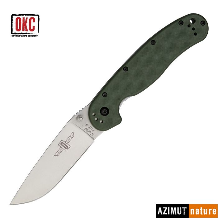 Produit Ontario - Couteau RAT 1 Folding Knife Olive
