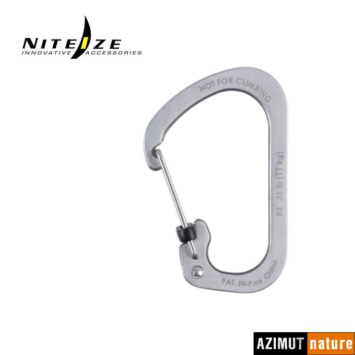 Produit Nite Ize - Mousqueton Carabiner Slidelock 4 Inox