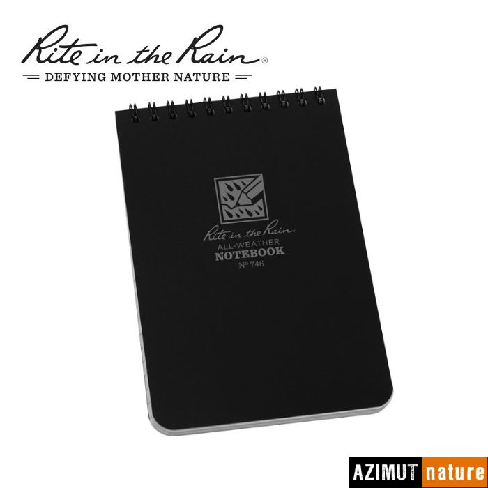 Produit Rite in The Rain - Carnet Note Book imperméable 10x15cm Noir