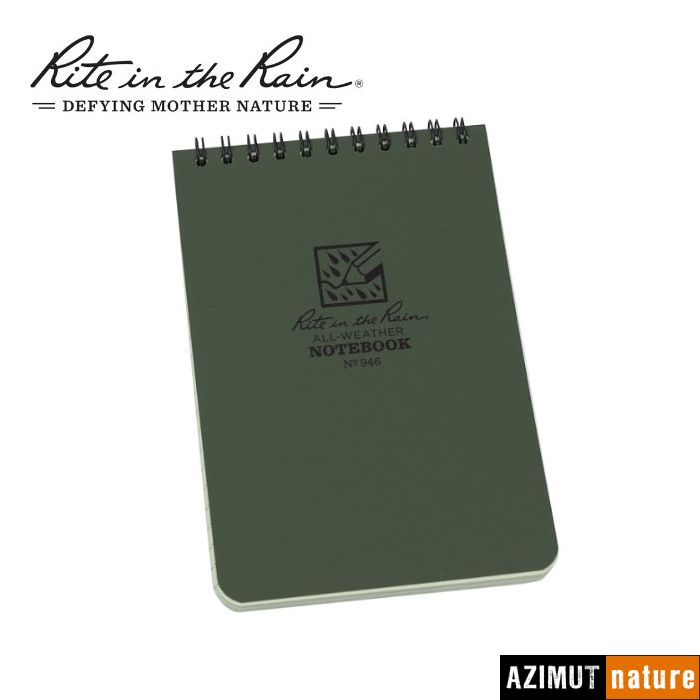 Produit Rite in The Rain - Carnet Note Book imperméable 10x15cm Vert