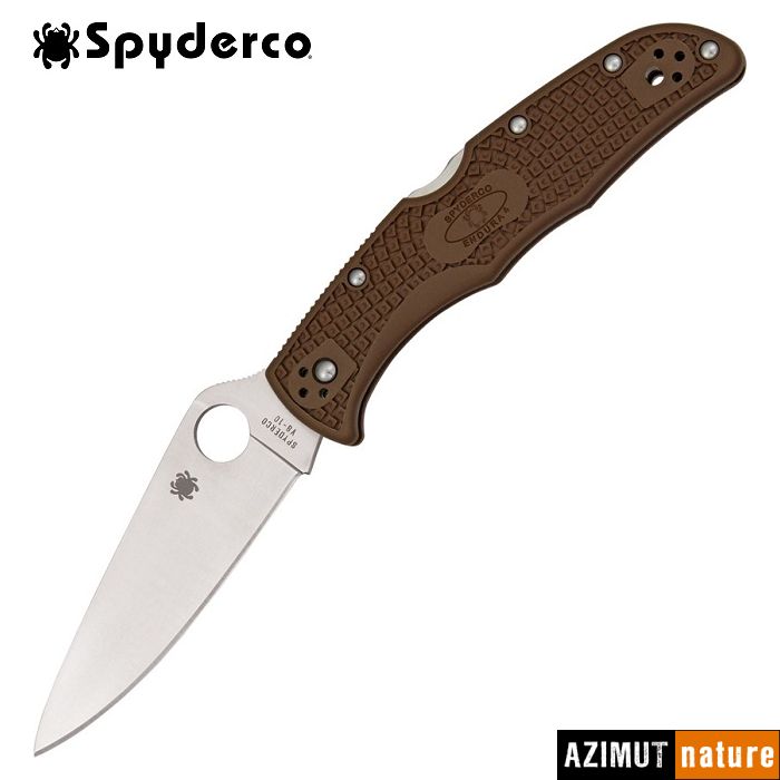 Produit Spyderco - Couteau pliant Endura 4 Brown