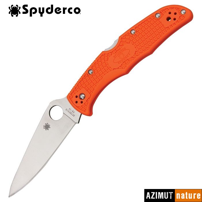 Produit Spyderco - Couteau pliant Endura 4 Orange