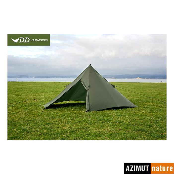 Produit DD Hammocks - Tente Superlight Pyramid Tent Olive Green