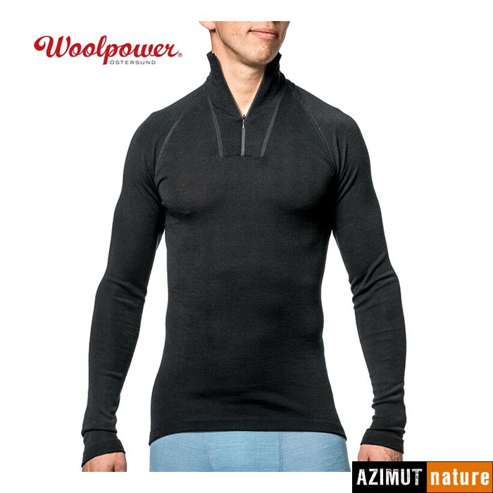 Produit Woolpower - T-shirt Zip Turtleneck Lite Mixte