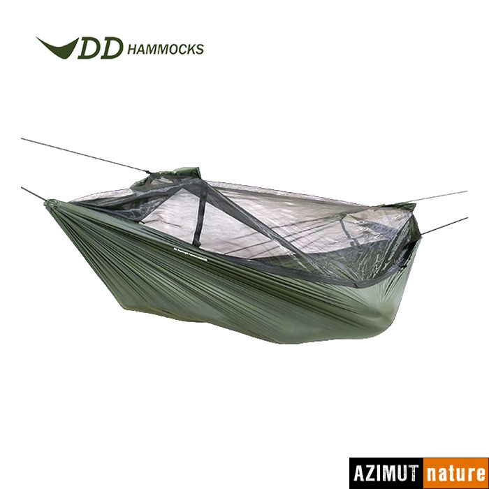 Produit DD Hammocks - Hamac Superlight - Frontline  2.7 x 1.4  Olive Green