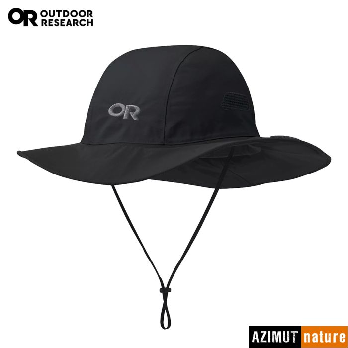 Produit Outdoor Research - Chapeau Seattle Sombrero Gore-tex Noir