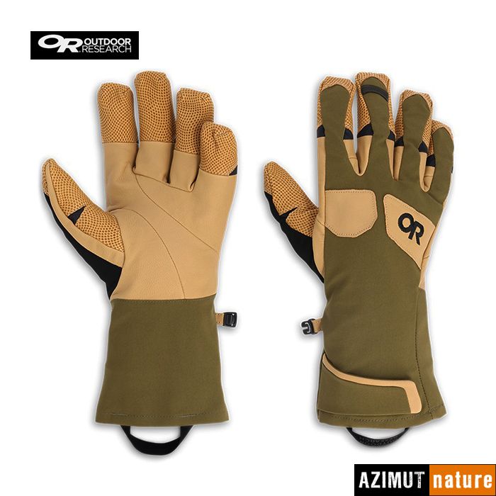Produit Outdoor Research - Gants Extravert Gloves Loden/Natural - Homme