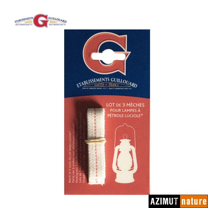 Produit Guillouard - Mèche pour lampe tempête Luciole par 3