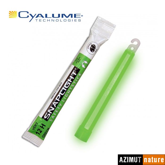 Produit Cyalume - Baton lumineux Snaplight 15cm (6'') - 12 h - Vert