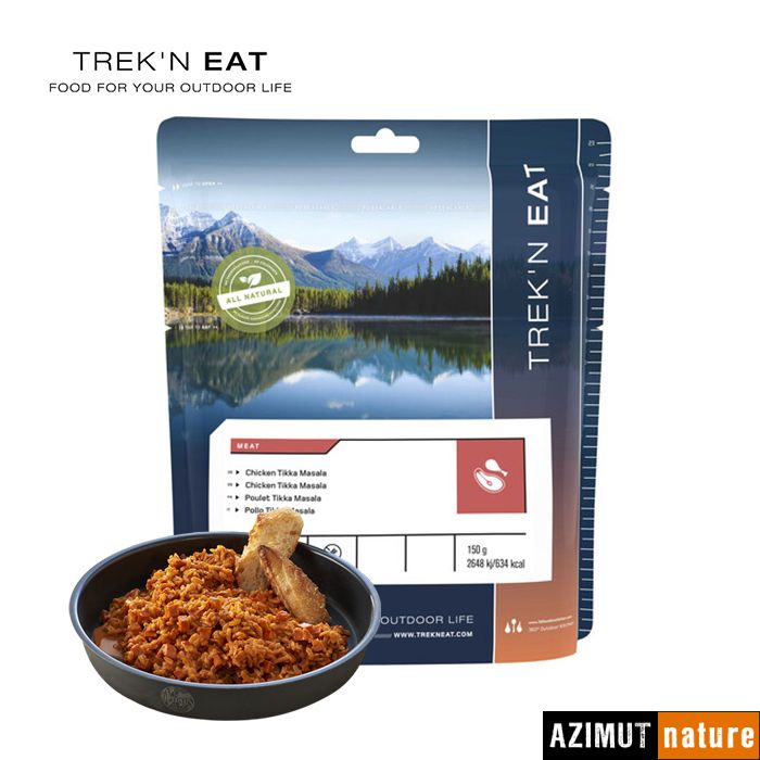 Produit Trek'n Eat - Lyophilisé Poulet Tikka Masala - 150g / 566 kcl