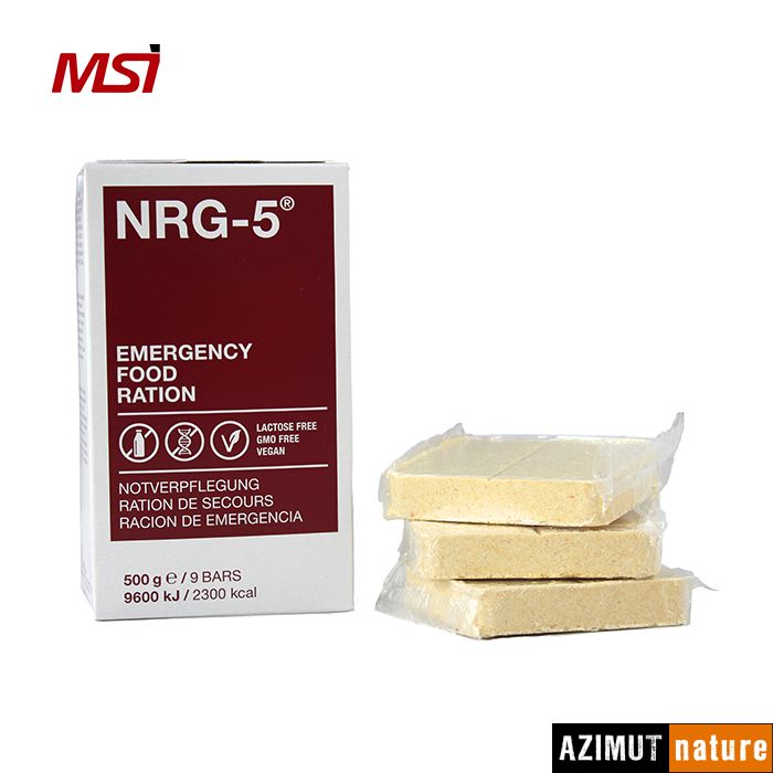 Produit MSI - Emergency Food Ration NRG-5 - 500 g / 2300 kcal