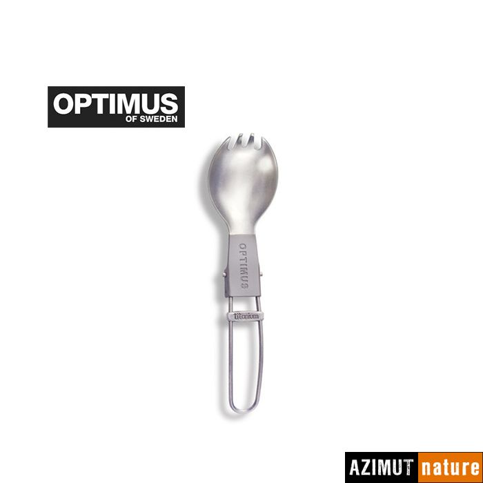Produit Optimus - Cuillère Fourchette pliable Titanium Folding Spork