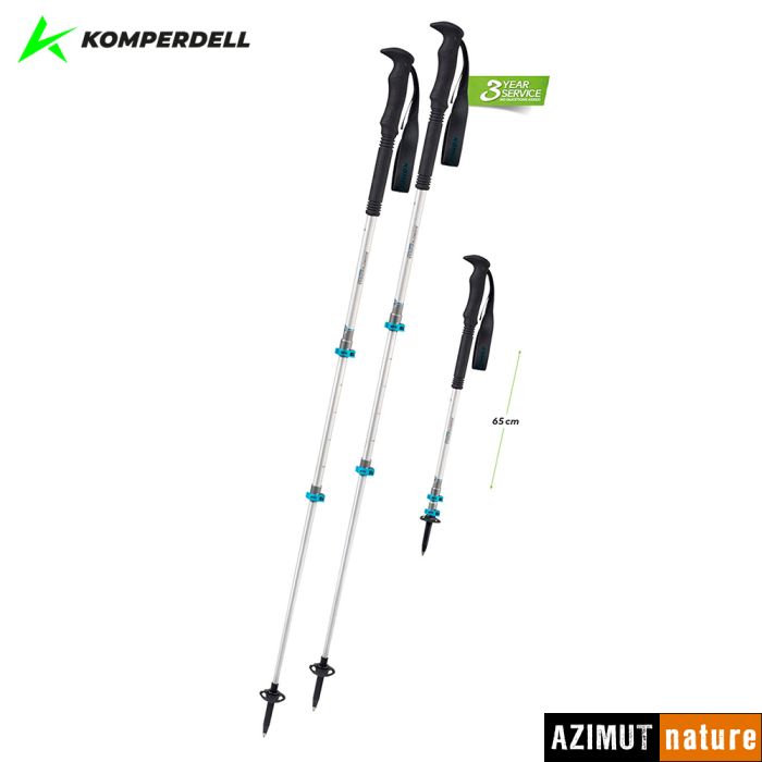 Produit Komperdell - Bâtons de marche Explorer Contour Powerlock - Ti 105-140